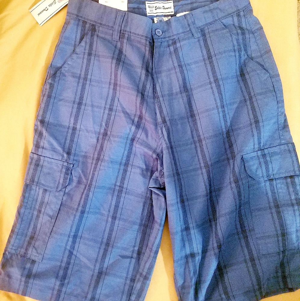 Plaid Cargo Shorts